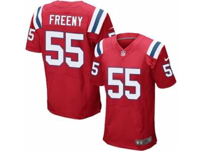 Men's Nike New England Patriots #55 Jonathan Freeny Elite Red Alternate NFL Jersey