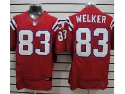 Nike NFL New England Patriots #83 Wes Welker Red Elite jerseys