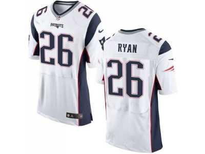 Nike New England Patriots #26 Logan Ryan white jerseys(Elite)