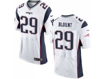 Nike New England Patriots #29 LeGarrette Blount White NFL New Jerseys(Elite)