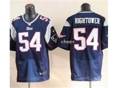 Nike New England Patriots #54 Dont a Hightower Blue Jerseys(Elite)