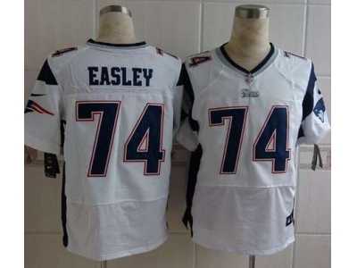 Nike jerseys new england patriots #74 easley white[Elite]