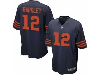 Men's Nike Chicago Bears #12 Matt Barkley Game Navy Blue 1940s Throwback Alternate NFL Jersey