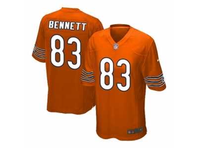 Men's Nike Chicago Bears #83 Martellus Bennett Game Orange Alternate NFL Jersey