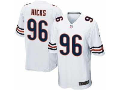 Men's Nike Chicago Bears #96 Akiem Hicks Game White NFL Jersey