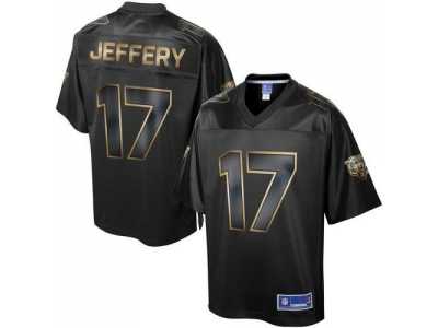 Nike Chicago Bears #17 Alshon Jeffery Pro Line Black Gold Collection Jersey(Game)