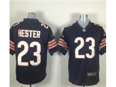 Nike Chicago Bears #23 Devin Hester Blue Game Jerseys