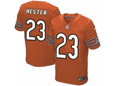 Men\'s Nike Chicago Bears #23 Devin Hester Elite Orange Alternate NFL Jersey