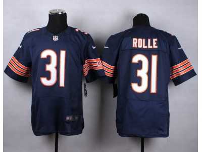 Nike Chicago Bears #31 Antrel Rolle Blue Jerseys(Elite)