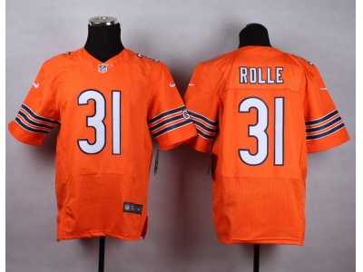 Nike Chicago Bears #31 Antrel Rolle orange Jerseys(Elite)