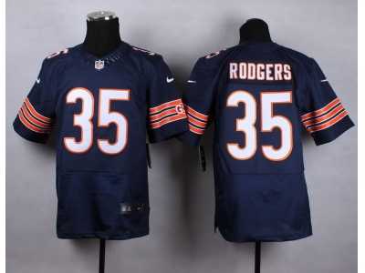 Nike Chicago Bears #35 Jacquizz Rodgers blue Jerseys(Elite)