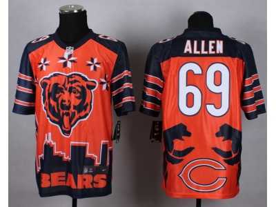 Nike Chicago Bears #69 Jared Allen Jerseys(Style Noble Fashion Elite)
