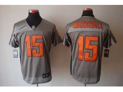 Nike NFL Chicago Bears #15 Brandon Marshall Grey Shadow Jerseys