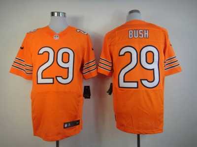 Nike NFL Chicago Bears #29 Michael Bush orange Jerseys(Elite)