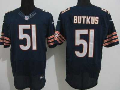 Nike NFL Chicago Bears #51 Dick Butkus Blue Jerseys(Elite)