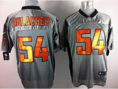Nike NFL Chicago Bears #54 Brian Urlacher Grey Shadow Jerseys