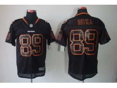 Nike NFL Chicago Bears #89 mike ditka Black Jerseys[Elite lights out]