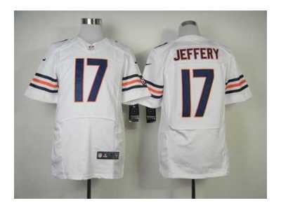 Nike chicago bears #17 jeffery white jerseys[Elite]