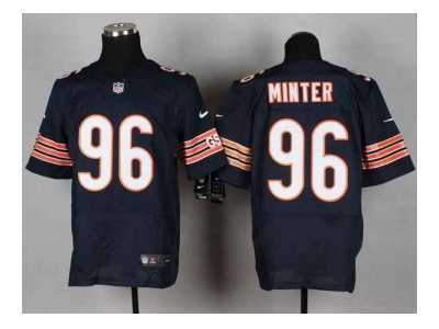 Nike jerseys chicago bears #96 minter blue[Elite][minter]
