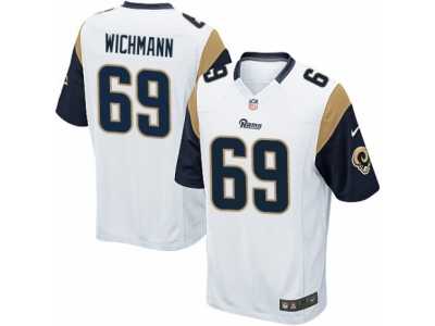 Men's Nike Los Angeles Rams #69 Cody Wichmann Game White NFL Jersey