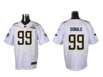 2016 Pro Bowl Nike St. Louis Rams #99 Aaron Donald white jerseys(Elite)