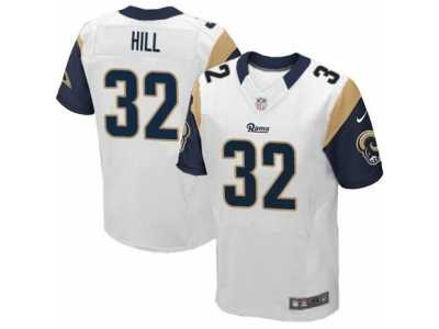 Men's Nike Los Angeles Rams #32 Troy Hill Elite White NFL Jersey