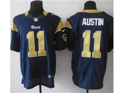 Nike NFL St. Louis Rams #11 Tavon Austin Blue Jerseys(Elite)