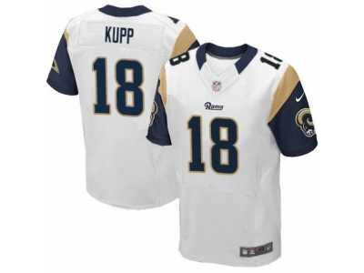 Nike Rams #18 Cooper Kupp White Men's Stitched NFL Elite Jersey