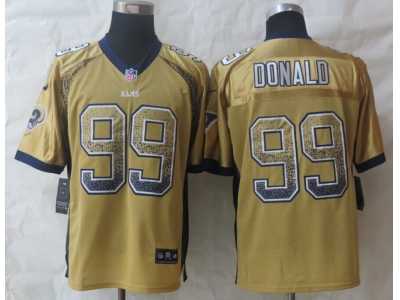 Nike St.Louis Rams #99 Donald Gold Jerseys(Elite Drift Fashion)