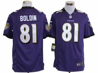 Nike NFL Baltimore Ravens #81 Anquan Boldin Purple Game Jerseys.jpg