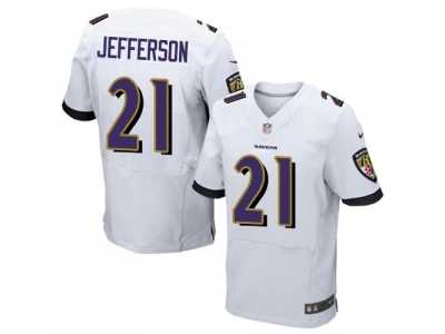 Nike Baltimore Ravens #21 Tony Jefferson White Men's Stitched NFL New Elite Jersey