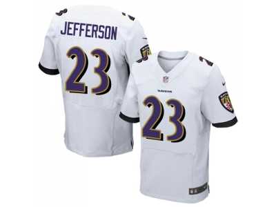 Nike Baltimore Ravens #23 Tony Jefferson White Men's Stitched NFL New Elite Jersey