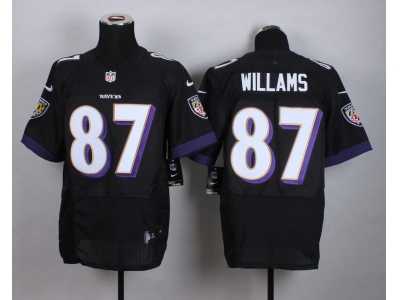 Nike Baltimore ravens #87 Willams black jerseys(Elite)