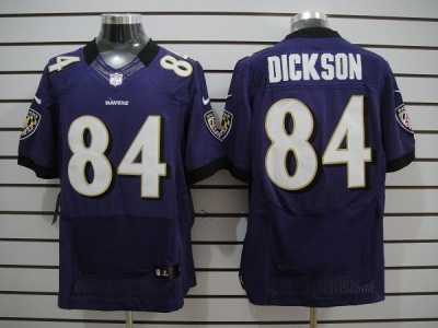 Nike NFL baltimore ravens #84 dickson purple Elite Jerseys