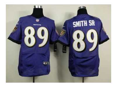 Nike baltimore ravens #89 smithsr purple jerseys[new Elite]