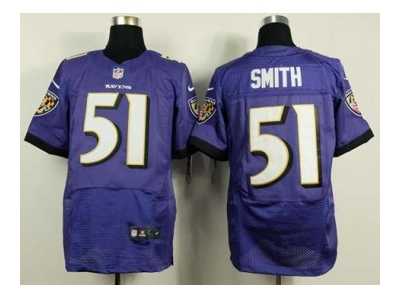 Nike jerseys baltimore ravens #51 smith purple[Elite]