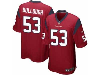 Men's Nike Houston Texans #53 Max Bullough Game Red Alternate NFL Jersey