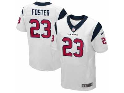 Men's Nike Houston Texans #23 Arian Foster Elite White NFL Jersey