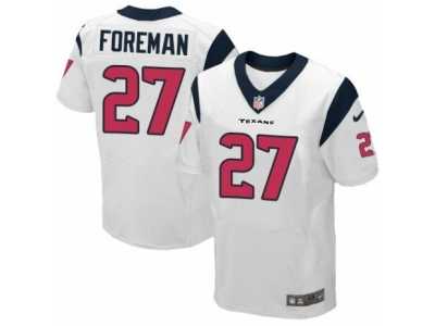 Men's Nike Houston Texans #27 D'Onta Foreman Elite White NFL Jersey