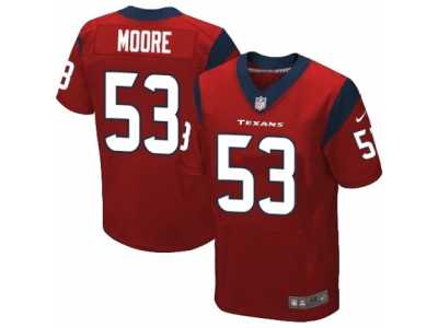 Men's Nike Houston Texans #53 Sio Moore Elite Red Alternate NFL Jersey