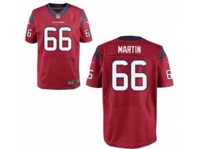 Men's Nike Houston Texans #66 Nick Martin Elite Red Alternate NFL Jersey