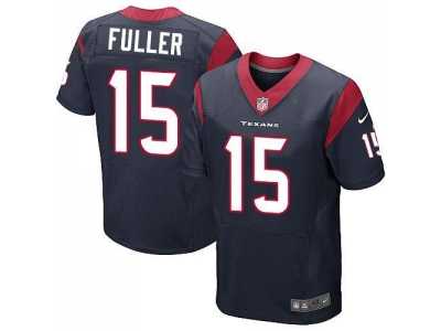 Nike Houston Texans #15 Will Fuller Navy Blue Team Color Men's Stitched NFL Elite Jersey