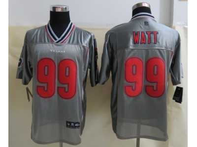Nike Houston Texans #99 Watt Grey Jerseys(Vapor Elite)