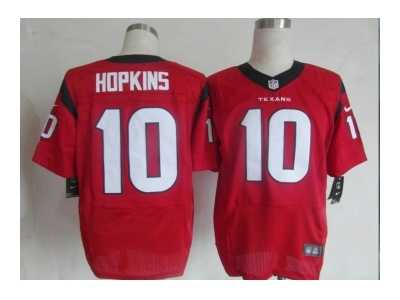 Nike NFL Houston Texans #10 DeAndre Hopkins red Jerseys(Elite)