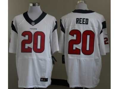 Nike NFL Houston Texans #20 Ed Reed white Jerseys(Elite)