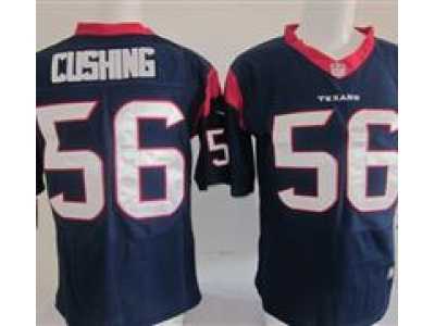 Nike NFL Houston Texans #56 Brian Cushing Blue Elite jerseys