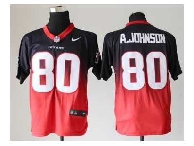 Nike jerseys houston texans #80 a.johnson blue-red[Elite II drift fashion]