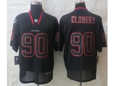 Nike jerseys houston texans #90 clowney black[Elite lights out][clowney]