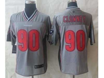 Nike jerseys houston texans #90 clowney grey[Elite vapor][clowney]
