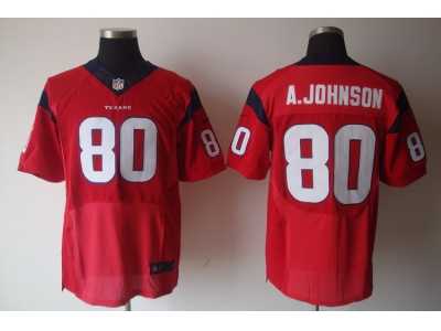 Nike nfl houston texans #80 a.johnson red[a.johnson]Elite jerseys